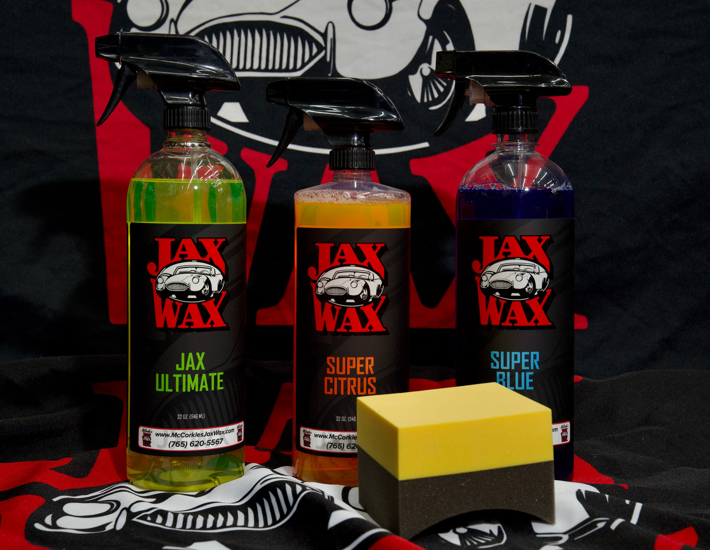 Jax Wheel & Tire Clean and Care 32oz Kit