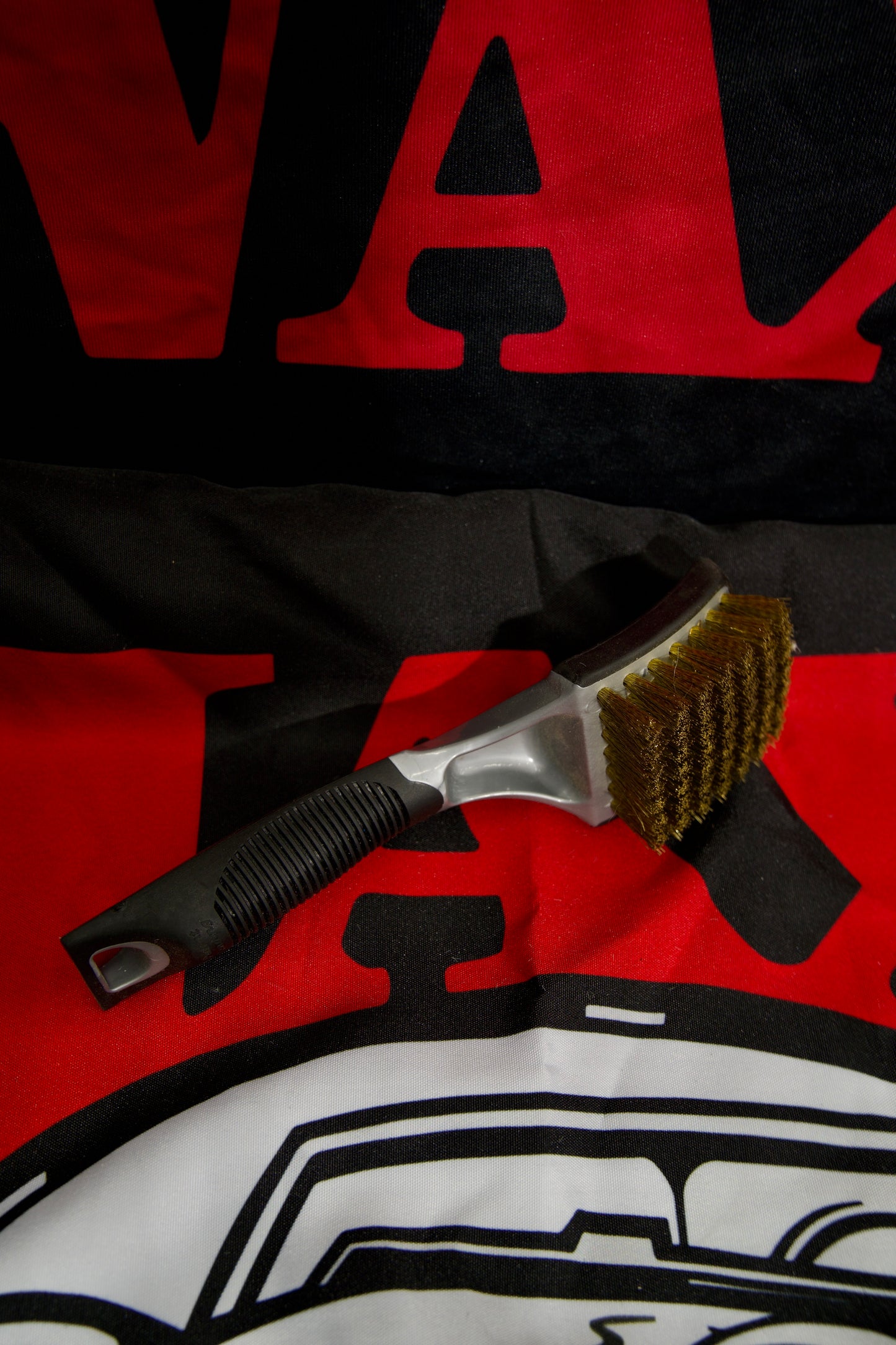 Brass Tire and Whitewall Brush