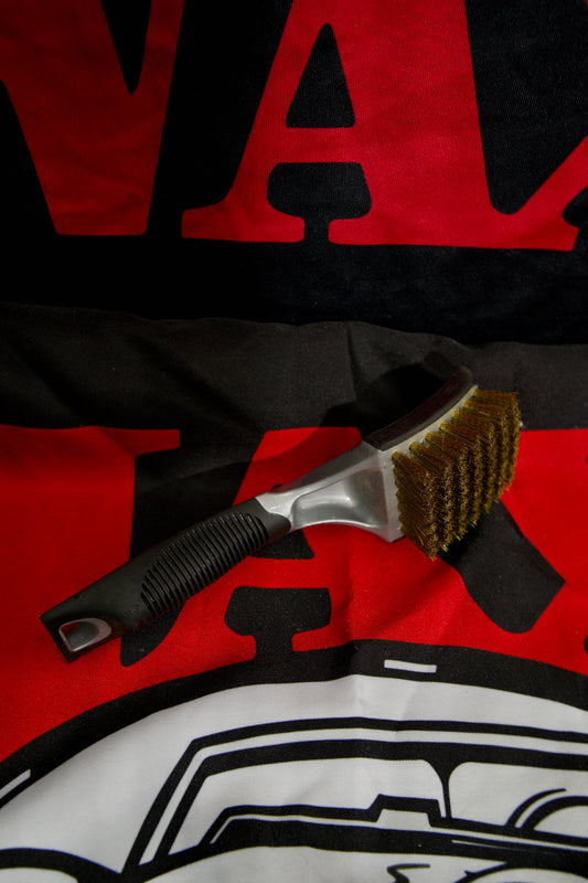Brass Tire and Whitewall Brush